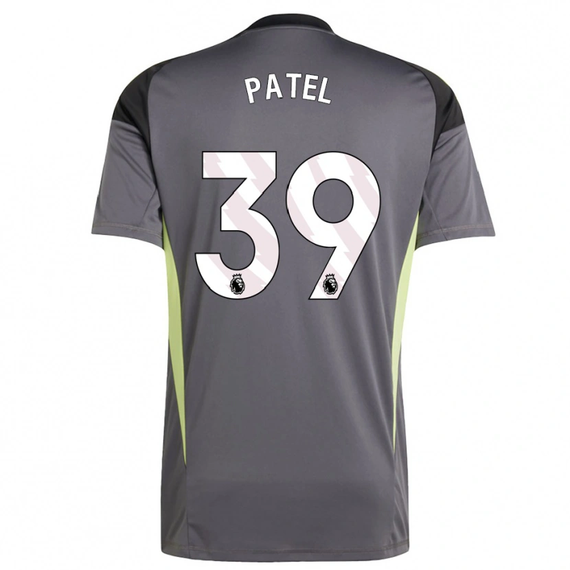 Danxen Kinderen Safia Middleton-Patel #39 Donkergrijs Wit Keepersshirt 2025/26 T-Shirt België