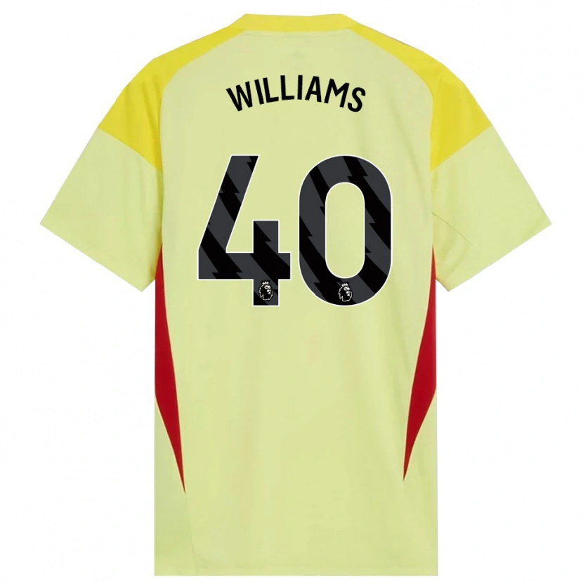 Danxen Kinderen Naomi Williams #40 Geel Rood Zwart Keepersshirt 2025/26 T-Shirt België