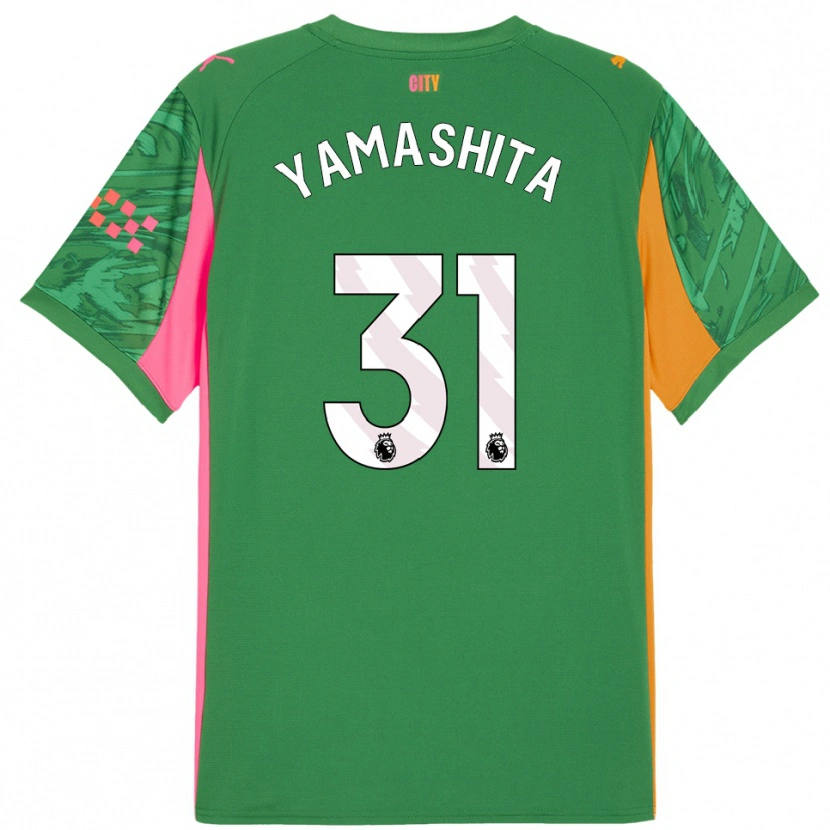 Danxen Kinderen Ayaka Yamashita #31 Groen Oranje Keepersshirt 2025/26 T-Shirt België