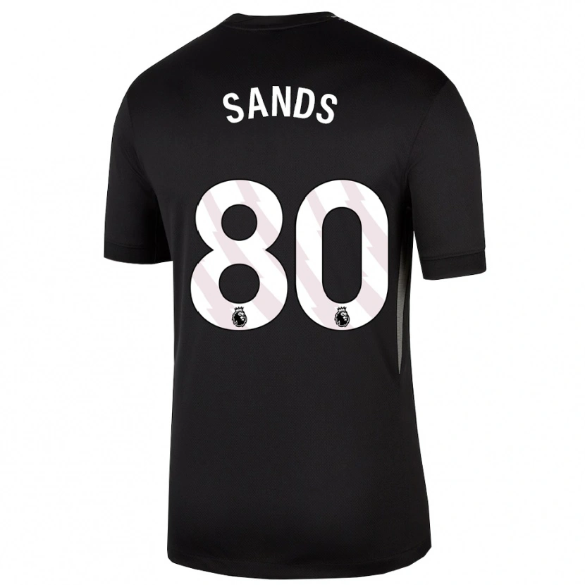 Danxen Kinderen Hudson Sands #80 Zwart Wit Keepersshirt 2025/26 T-Shirt België