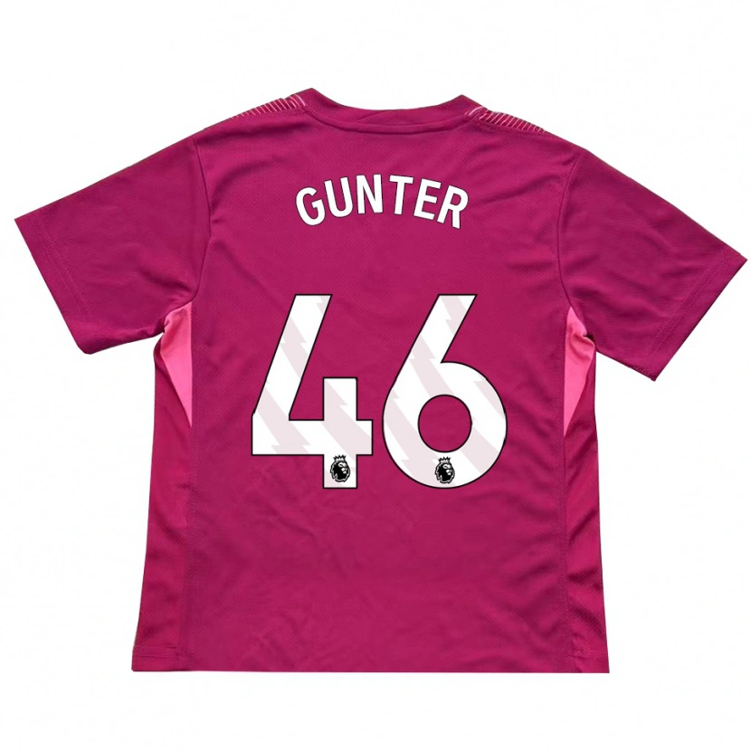 Danxen Kinderen Luca Gunter #46 Roze Wit Keepersshirt 2025/26 T-Shirt België