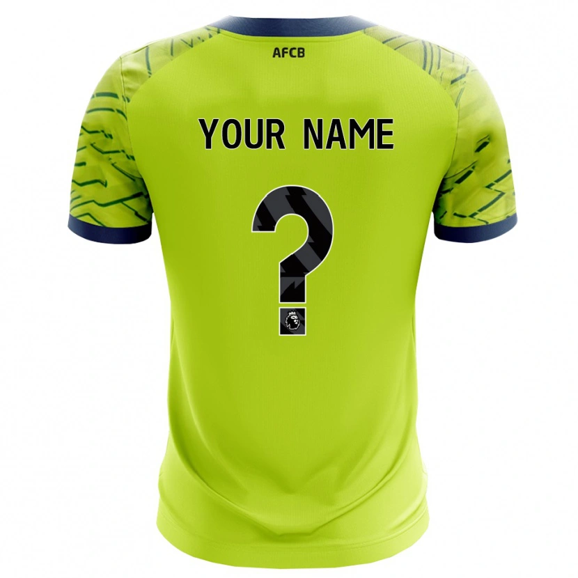 Danxen Kinderen AFC Bournemouth Groen Geel Keepersshirt 2025/26 T-Shirt België