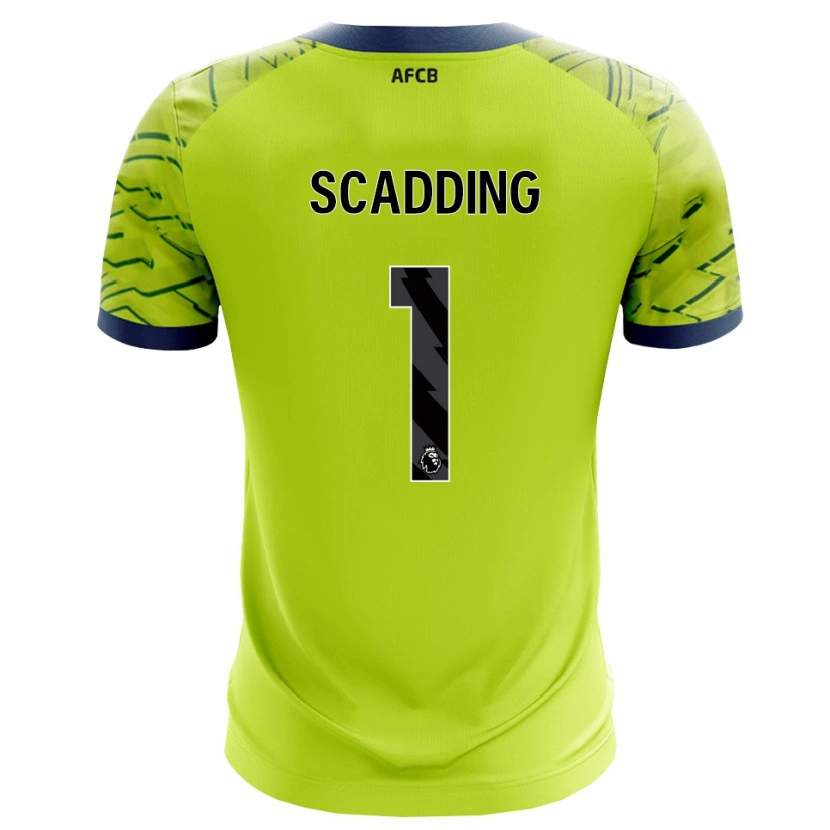 Danxen Kinderen Katie Scadding #1 Groen Geel Keepersshirt 2025/26 T-Shirt België