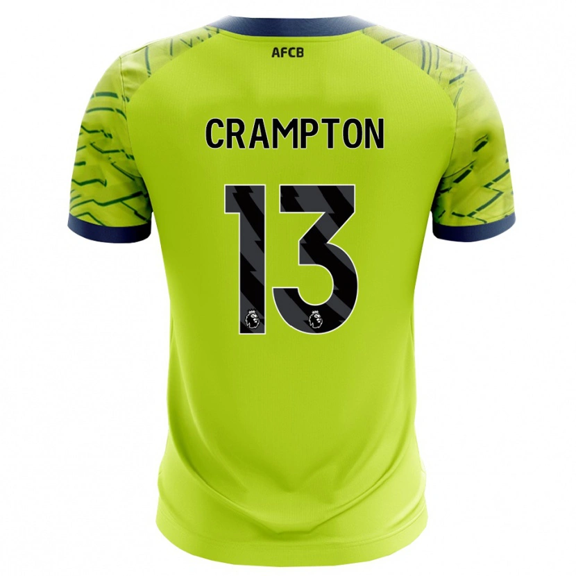 Danxen Kinderen Kai Crampton #13 Groen Geel Keepersshirt 2025/26 T-Shirt België