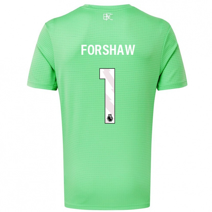 Danxen Kinderen Lewis Forshaw #1 Medium Groen Keepersshirt 2025/26 T-Shirt België