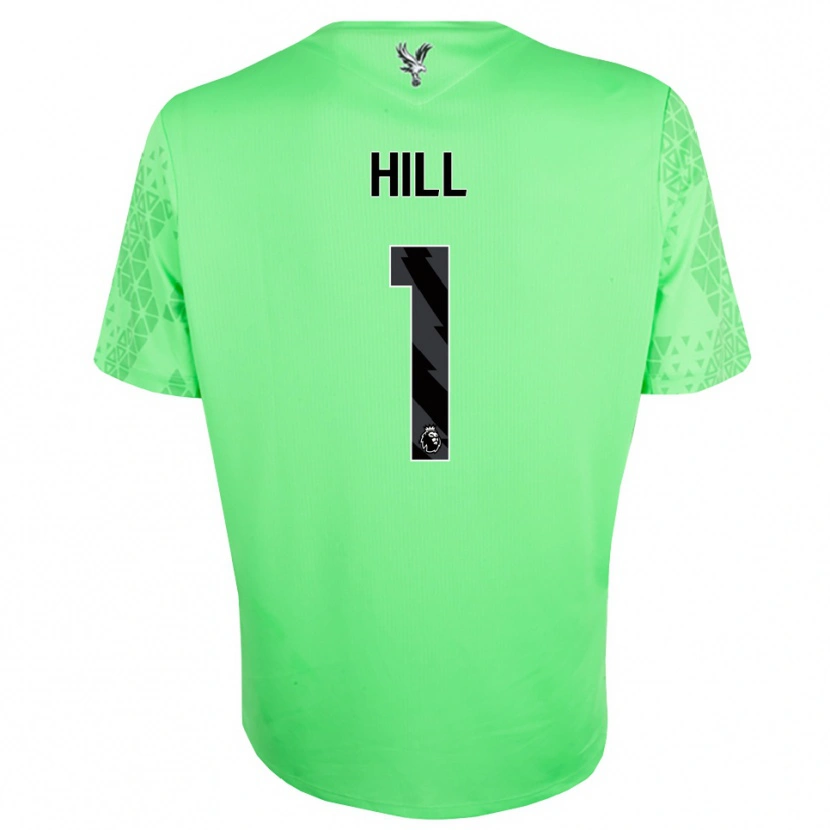 Danxen Kinderen Marcus Hill #1 Groen Zwart Keepersshirt 2025/26 T-Shirt België