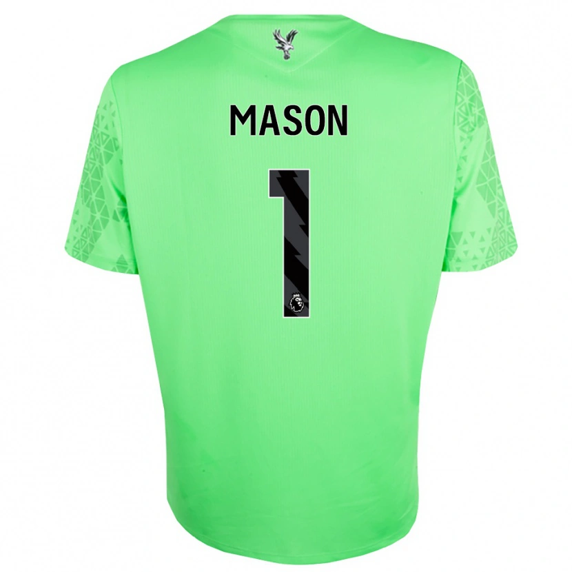 Danxen Kinderen Jack Mason #1 Groen Zwart Keepersshirt 2025/26 T-Shirt België