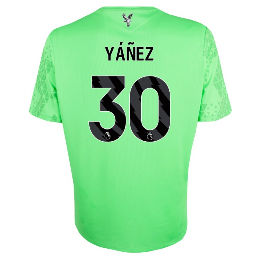 Danxen Kinderen Shae Yáñez #30 Groen Zwart Keepersshirt 2025/26 T-Shirt België