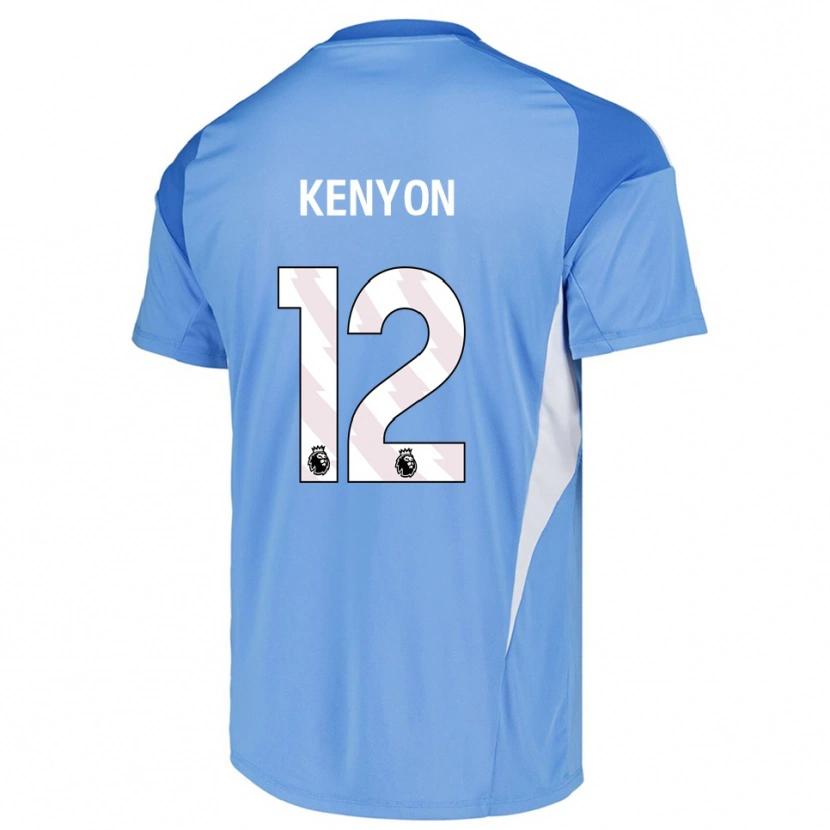 Danxen Kinderen George Kenyon #12 Hemelsblauw Wit Keepersshirt 2025/26 T-Shirt België