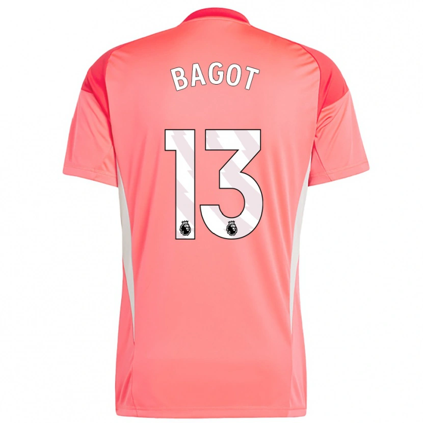 Danxen Kinderen Matthew Bagot #13 Rood Wit Keepersshirt 2025/26 T-Shirt België