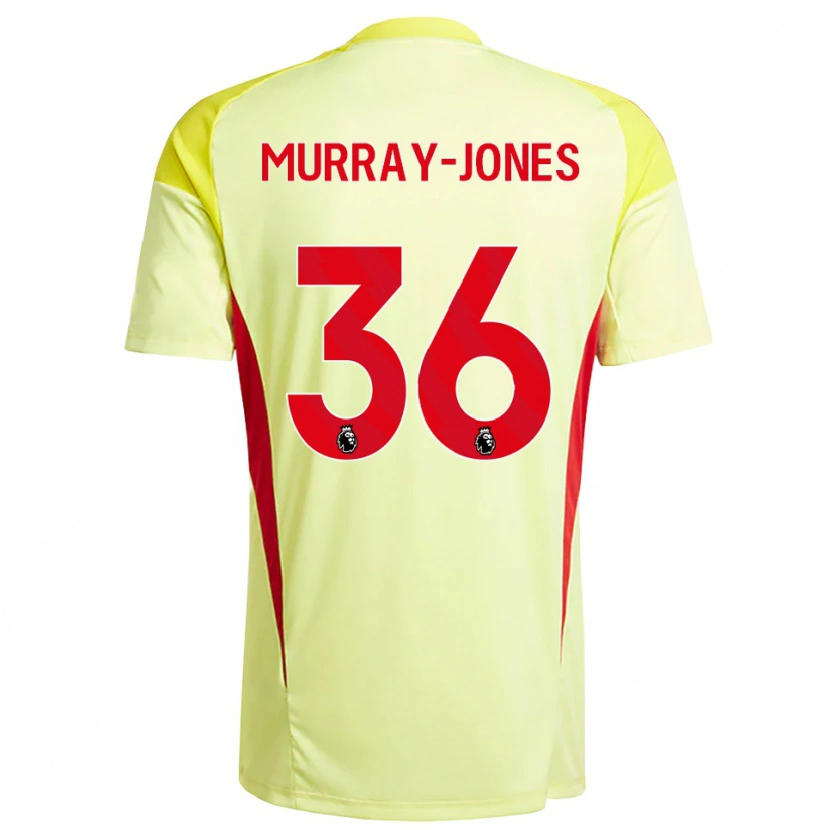 Danxen Kinderen George Murray-Jones #36 Lichtgeel Oranje Keepersshirt 2025/26 T-Shirt België