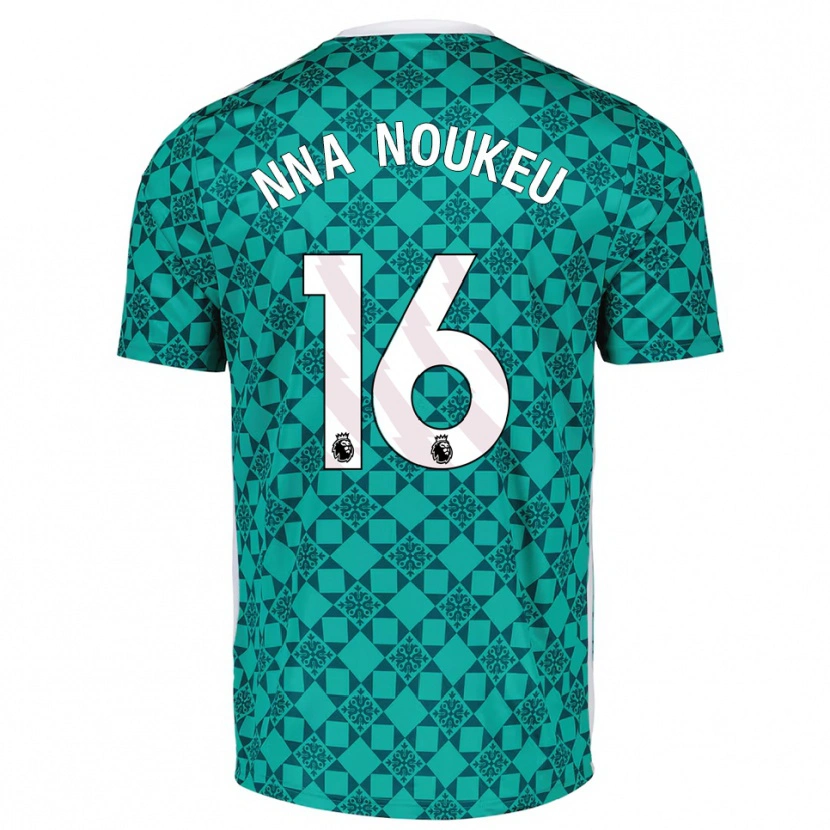 Danxen Kinderen Blondy Nna Noukeu #16 Groen Wit Keepersshirt 2025/26 T-Shirt België