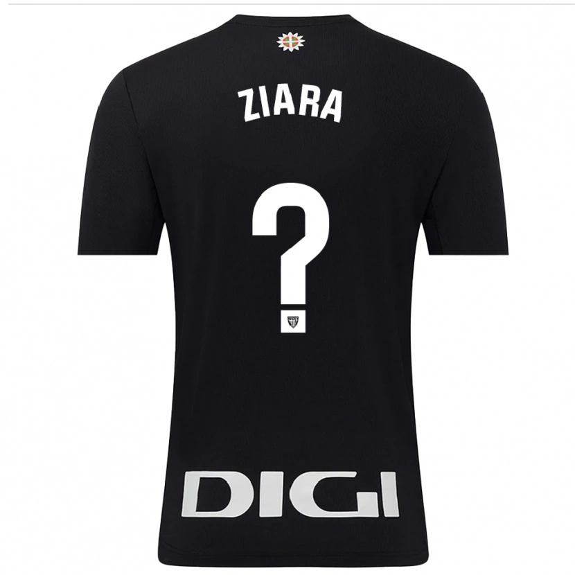 Danxen Kinderen Ziara Vega Uribarri #0 Zwart Wit Keepersshirt 2025/26 T-Shirt België