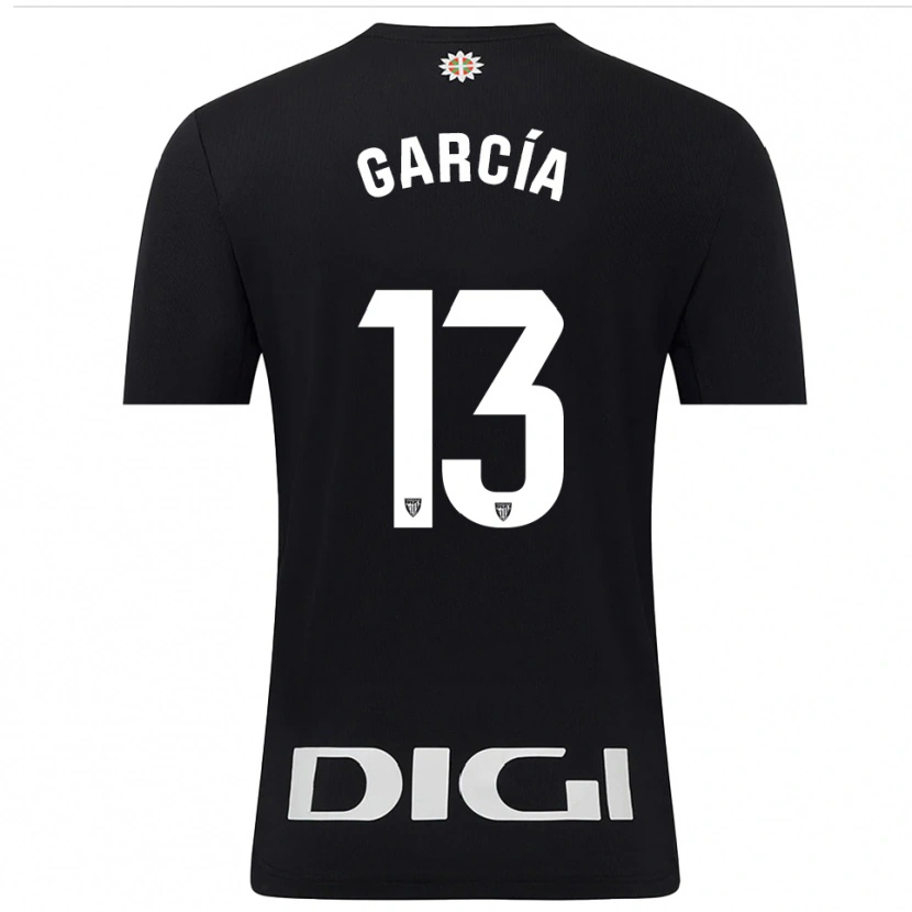 Danxen Kinderen Simón García #13 Zwart Wit Keepersshirt 2025/26 T-Shirt België