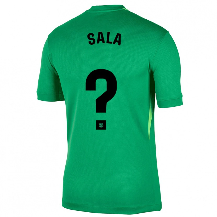 Danxen Kinderen Gerard Sala #0 Groen Zwart Keepersshirt 2025/26 T-Shirt België