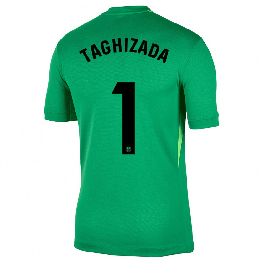 Danxen Kinderen Eldar Taghizada #1 Groen Zwart Keepersshirt 2025/26 T-Shirt België