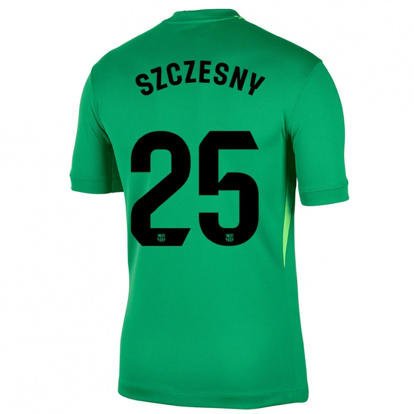 Danxen Kinderen Wojciech Szczesny #25 Groen Zwart Keepersshirt 2025/26 T-Shirt België
