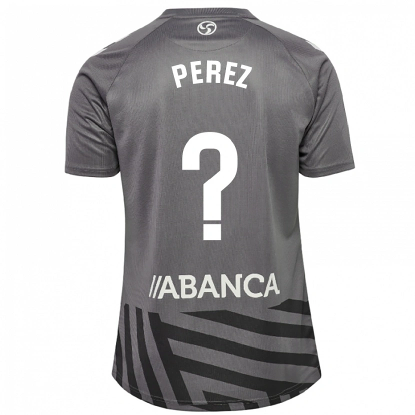 Danxen Kinderen Iván Pérez #0 Donkergrijs Zwart Keepersshirt 2025/26 T-Shirt België