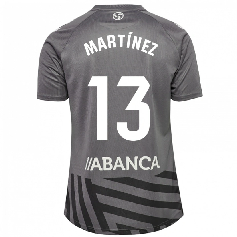 Danxen Kinderen Naiara Martínez #13 Donkergrijs Zwart Keepersshirt 2025/26 T-Shirt België