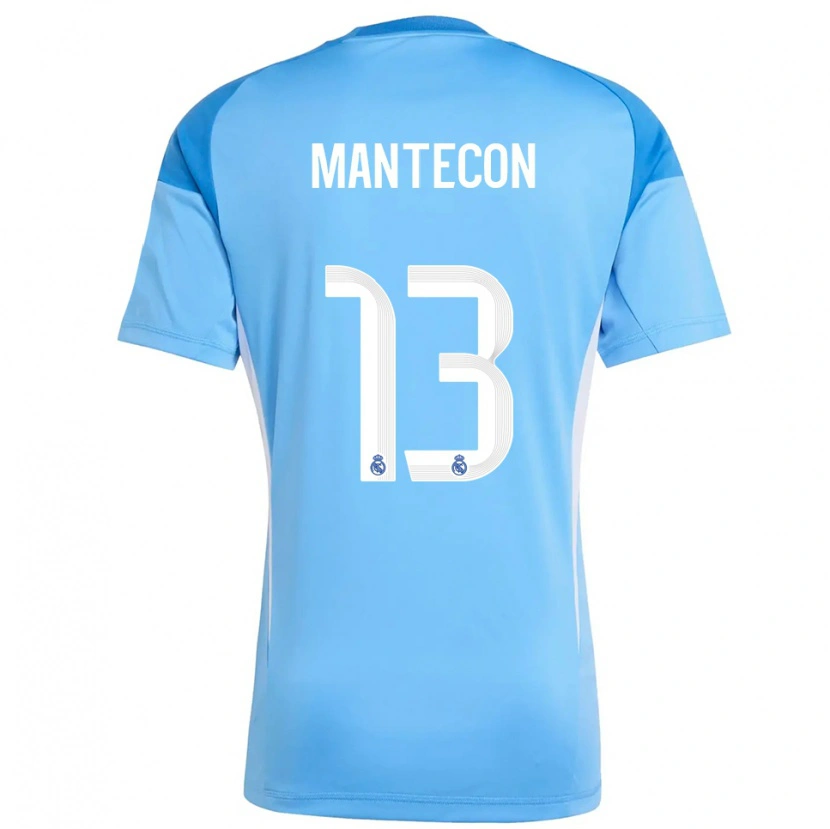 Danxen Kinderen Hugo Mantecón #13 Hemelsblauw Wit Keepersshirt 2025/26 T-Shirt België