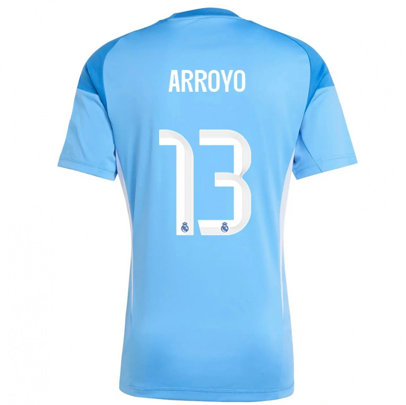 Danxen Kinderen Diego Arroyo #13 Hemelsblauw Wit Keepersshirt 2025/26 T-Shirt België