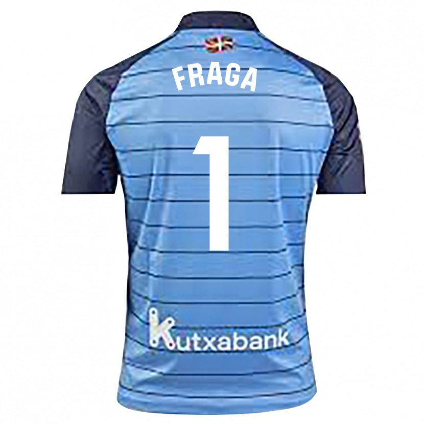 Danxen Kinderen Aitor Fraga #1 Marineblauw Keepersshirt 2025/26 T-Shirt België