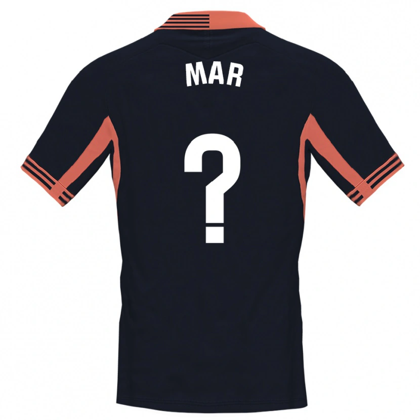 Danxen Kinderen Mar Segarra Casanova #0 Zwart Wit Oranje Keepersshirt 2025/26 T-Shirt België