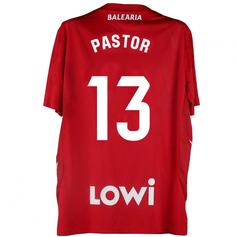 Danxen Kinderen Alfonso Pastor #13 Rood Wit Keepersshirt 2025/26 T-Shirt België