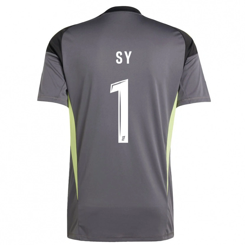 Danxen Kinderen Seydou Sy #1 Donkergrijs Groen Keepersshirt 2025/26 T-Shirt België
