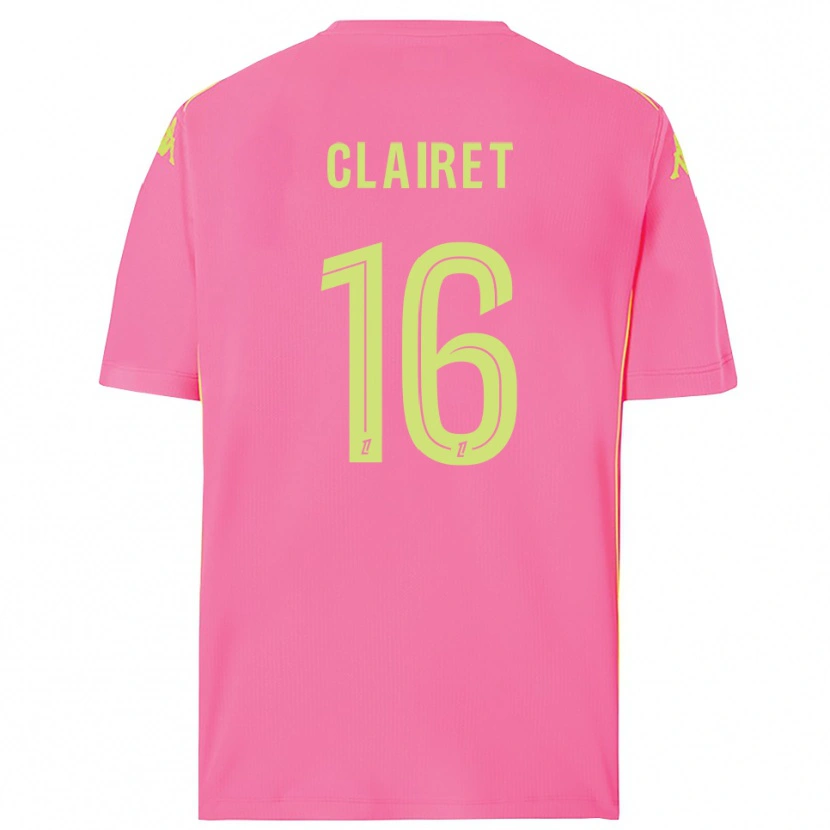 Danxen Kinderen Duncan Clairet #16 Hot Pink Keepersshirt 2025/26 T-Shirt België