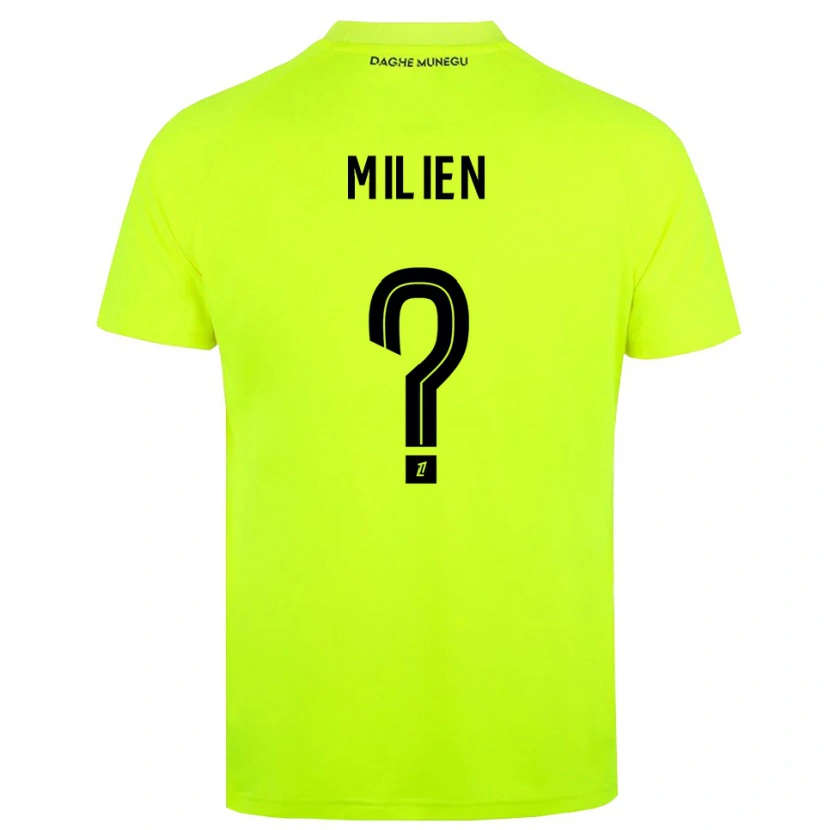 Danxen Kinderen Kenley Milien #0 Fluorescerend Groen Zwart Keepersshirt 2025/26 T-Shirt België
