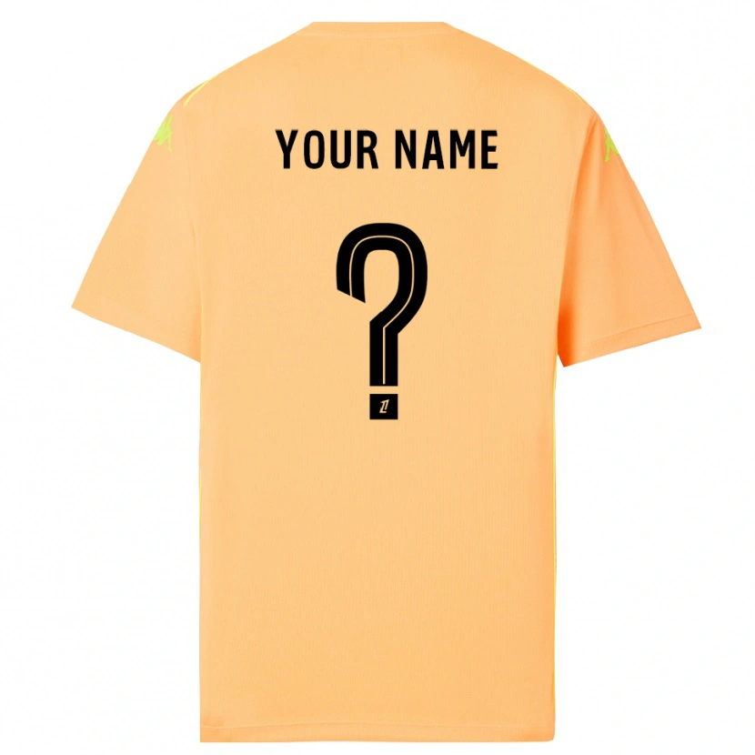 Danxen Kinderen OGC Nice Licht Oranje Zwart Keepersshirt 2025/26 T-Shirt België