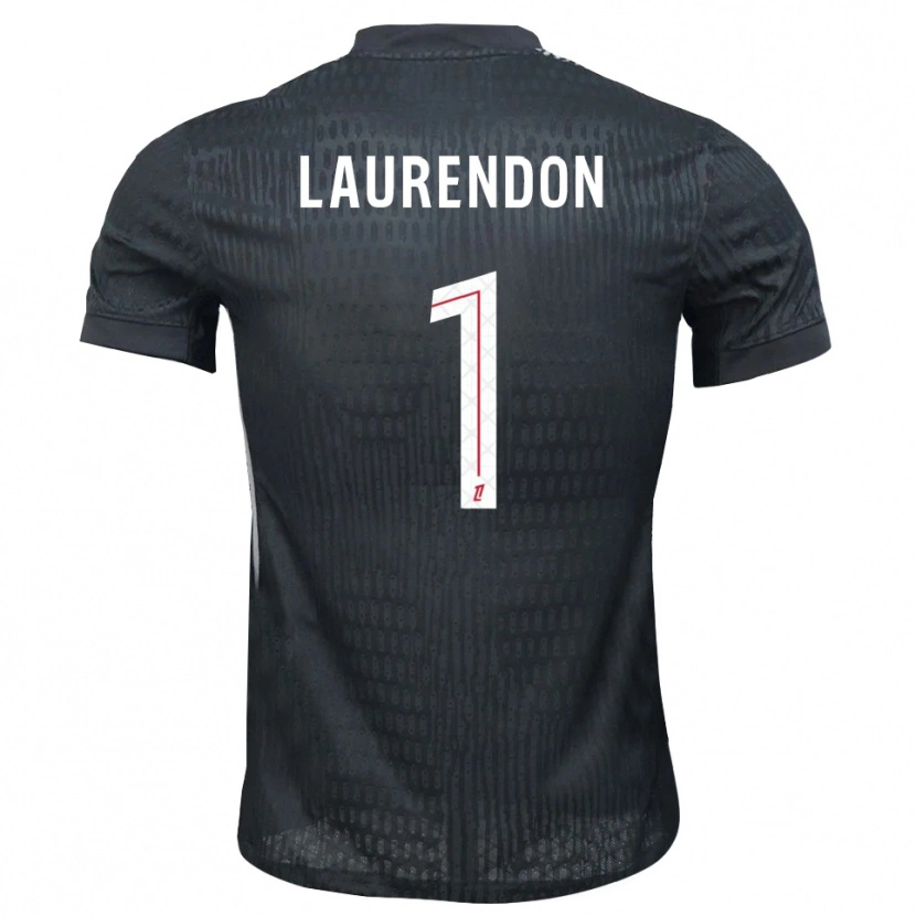 Danxen Kinderen Bilal Laurendon #1 Donkergrijs Zwart Keepersshirt 2025/26 T-Shirt België