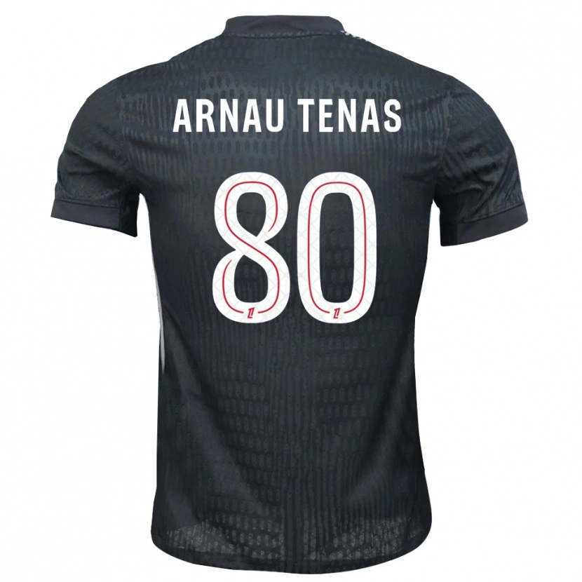 Danxen Kinderen Arnau Tenas #80 Donkergrijs Zwart Keepersshirt 2025/26 T-Shirt België