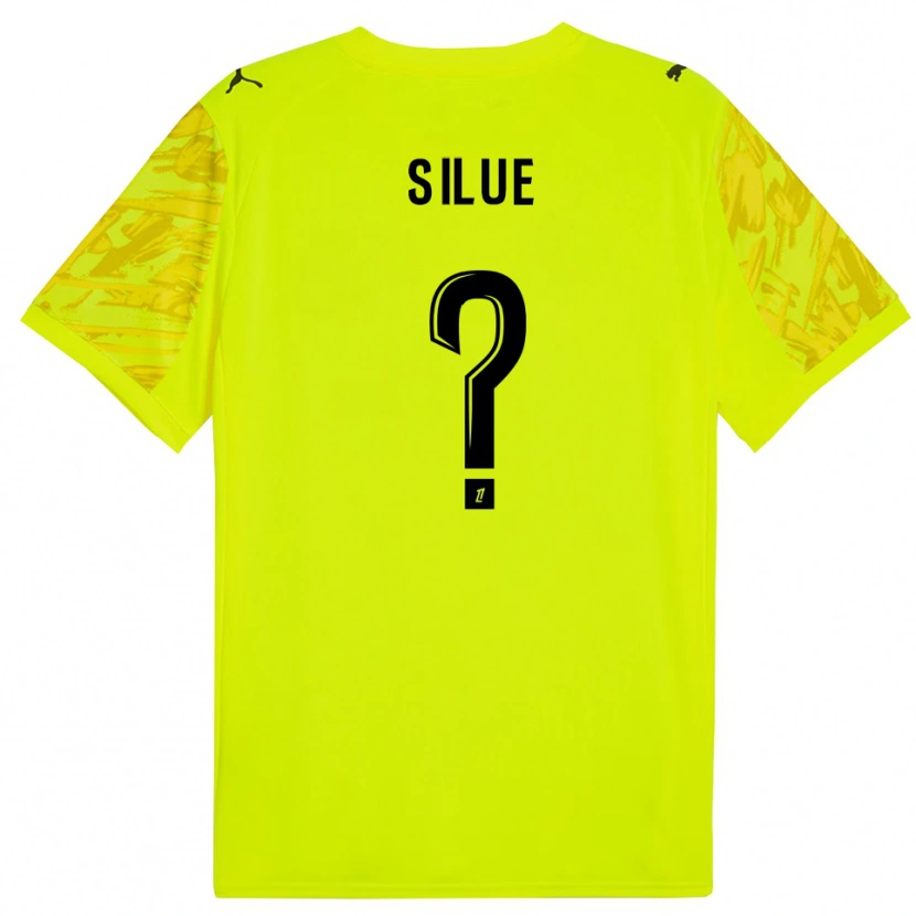 Danxen Kinderen Ange Silue #0 Fluorescerend Groen Geel Keepersshirt 2025/26 T-Shirt België