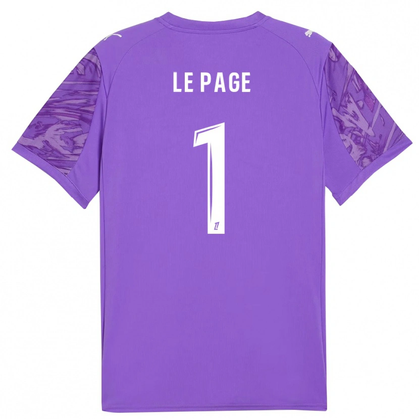 Danxen Kinderen Noé Le Page #1 Orchidee Wit Keepersshirt 2025/26 T-Shirt België