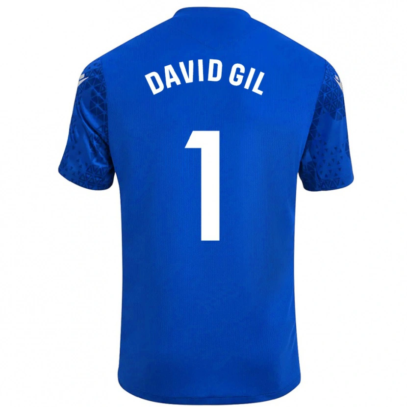 Danxen Kinderen David Gil #1 Blauw Wit Keepersshirt 2025/26 T-Shirt België