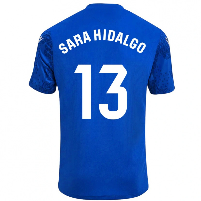 Danxen Kinderen Sara Hidalgo Merino #13 Blauw Wit Keepersshirt 2025/26 T-Shirt België
