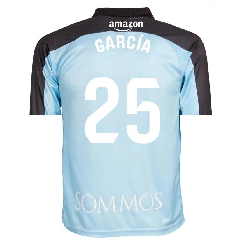 Danxen Kinderen Jaime García #25 Lichtblauw Zwart Keepersshirt 2025/26 T-Shirt België