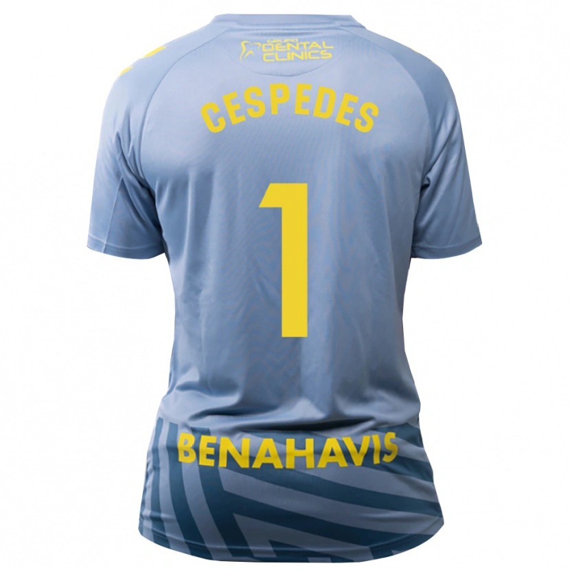 Danxen Kinderen Andrés Céspedes #1 Lichtstalen Blauw Keepersshirt 2025/26 T-Shirt België