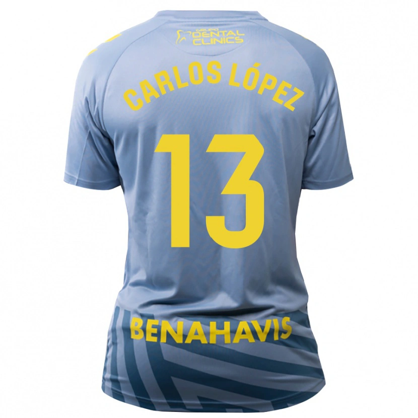 Danxen Kinderen Carlos López #13 Lichtstalen Blauw Keepersshirt 2025/26 T-Shirt België