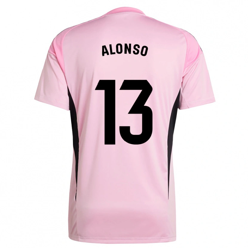 Danxen Kinderen Maikel Alonso #13 Roze Zwart Keepersshirt 2025/26 T-Shirt België