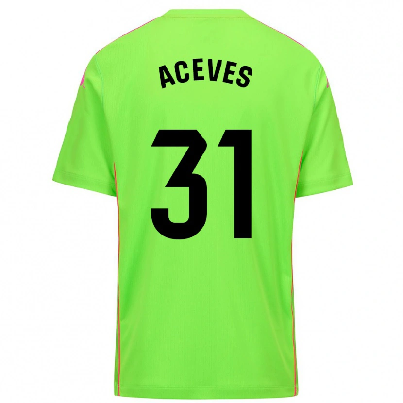 Danxen Kinderen Álvaro Aceves #31 Lirme Diep Roze Keepersshirt 2025/26 T-Shirt België