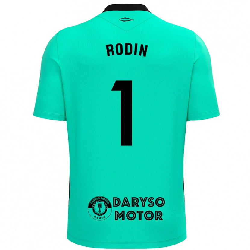 Danxen Kinderen Antonio Rodin #1 Turquoise Zwart Keepersshirt 2025/26 T-Shirt België