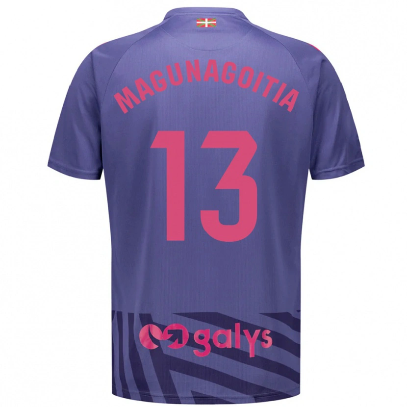 Danxen Kinderen Jonmi Magunagoitia #13 Blauw Grijs Paars Keepersshirt 2025/26 T-Shirt België