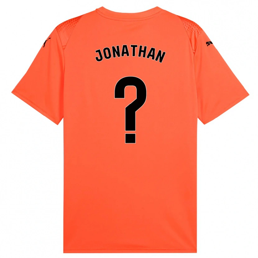 Danxen Kinderen Jonathan Sánchez #0 Oranje Zwart Rood Keepersshirt 2025/26 T-Shirt België