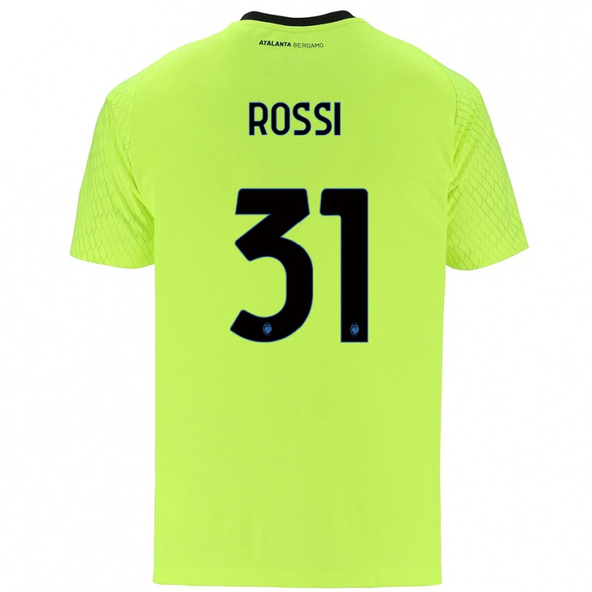 Danxen Kinderen Francesco Rossi #31 Geel Groen Rood Keepersshirt 2025/26 T-Shirt België