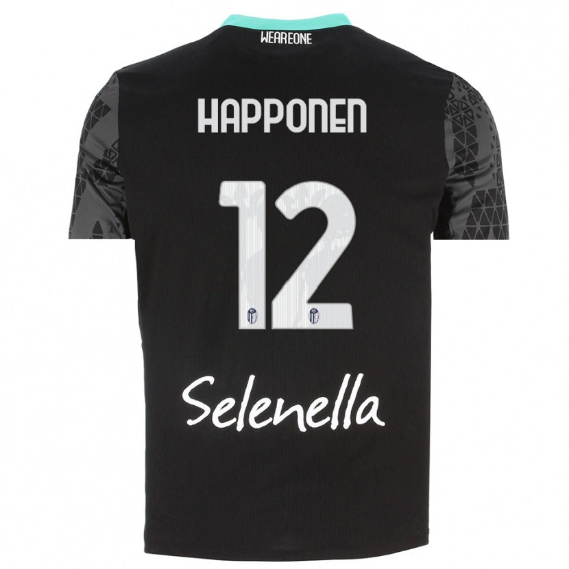 Danxen Kinderen Ukko Happonen #12 Grijs Zwart Wit Keepersshirt 2025/26 T-Shirt België