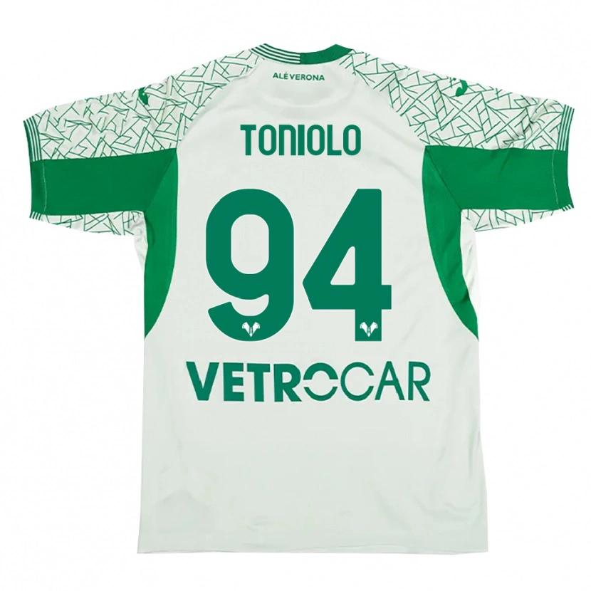 Danxen Kinderen Giacomo Toniolo #94 Groen Rood Keepersshirt 2025/26 T-Shirt België