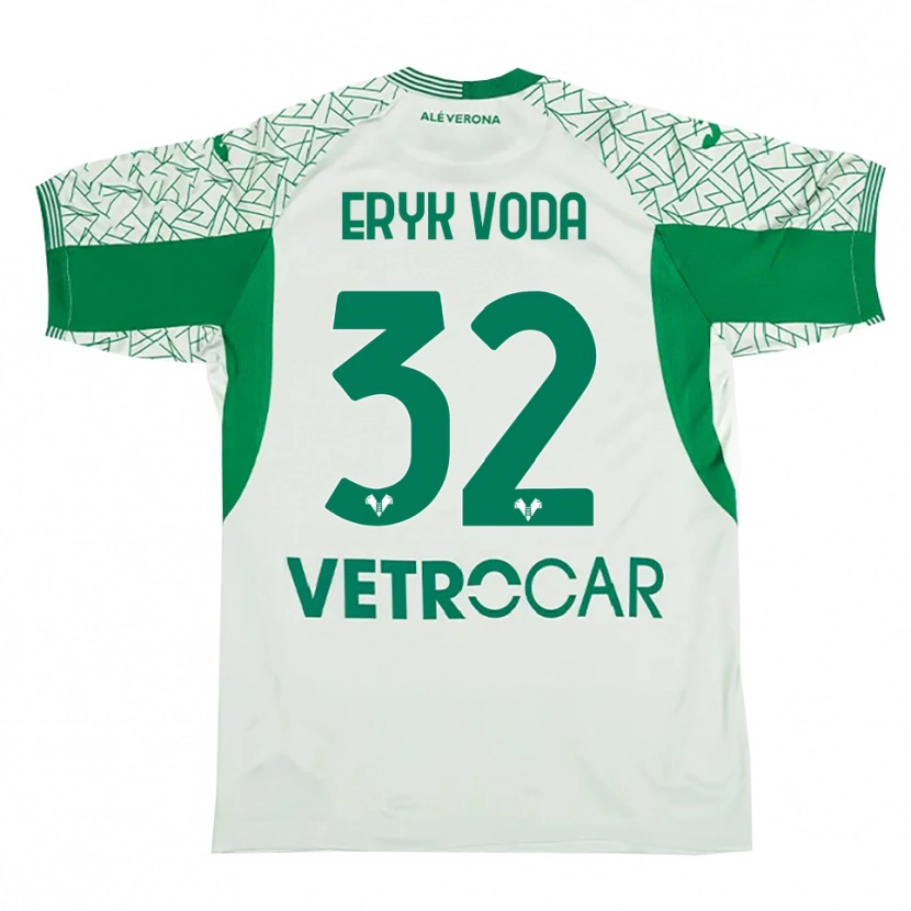 Danxen Kinderen Eryk Vodă #32 Groen Rood Keepersshirt 2025/26 T-Shirt België